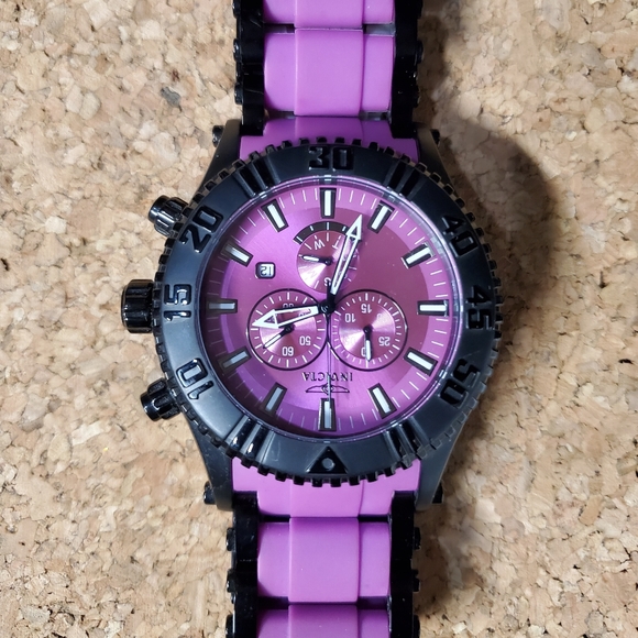 Invicta Sea Spider Purple Polyurethane Band - Picture 7 of 7